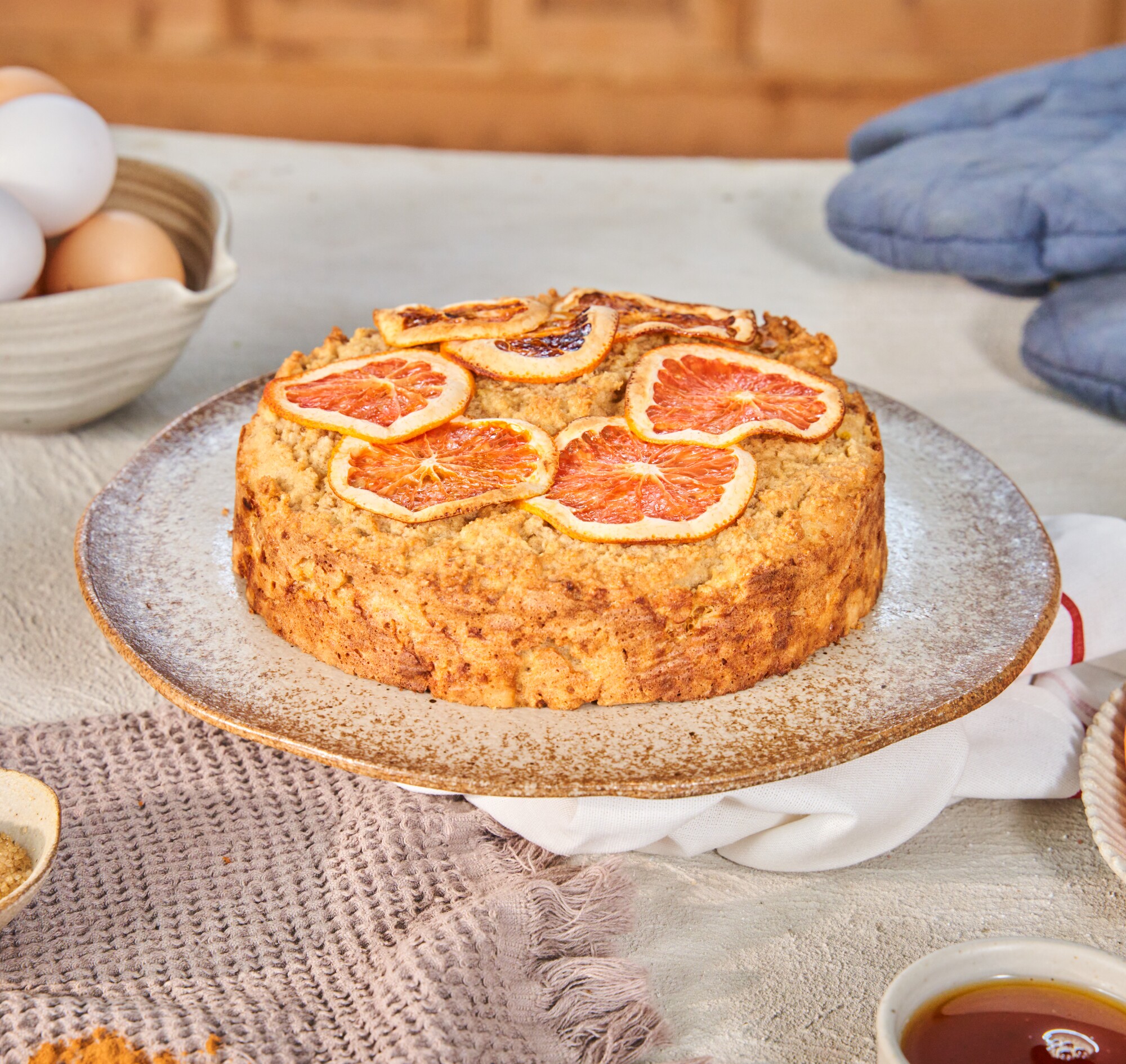 Amandeltaart met grapefruit recept 24Kitchen